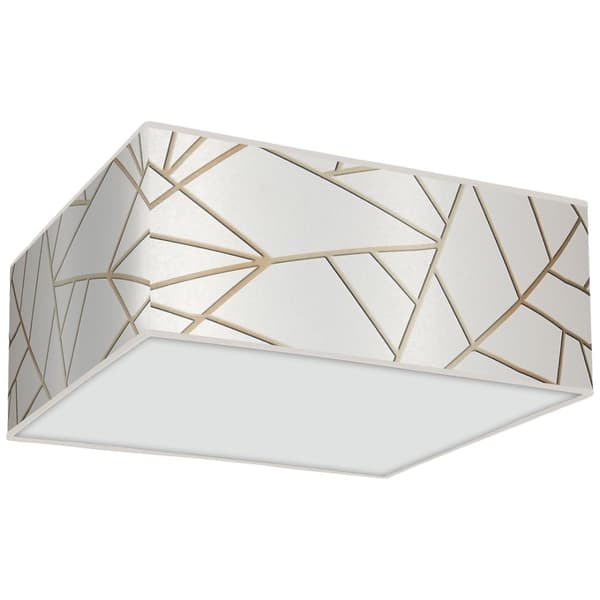 ZIGGY WHITE Hvid/Guld loftslampe 3xE27