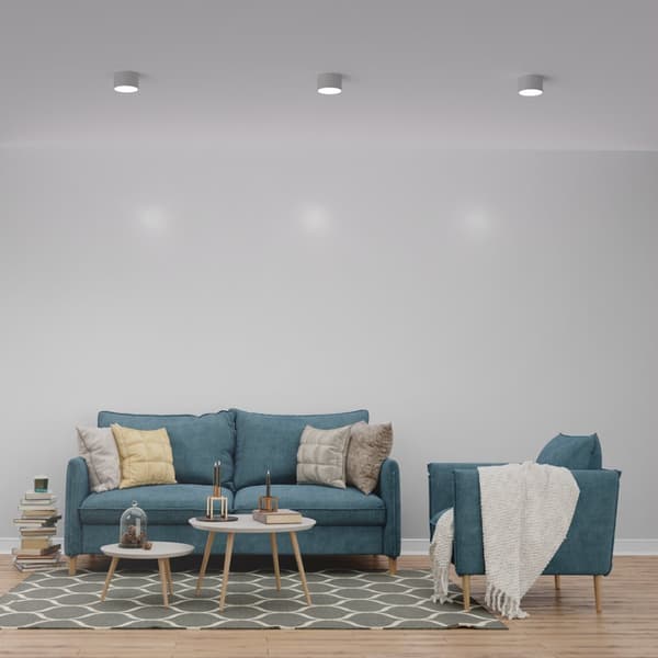 DIXIE Hvid loftslampe 1xGX53