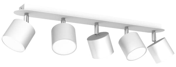 DIXIE WHITE 5xGX53 loftslampe