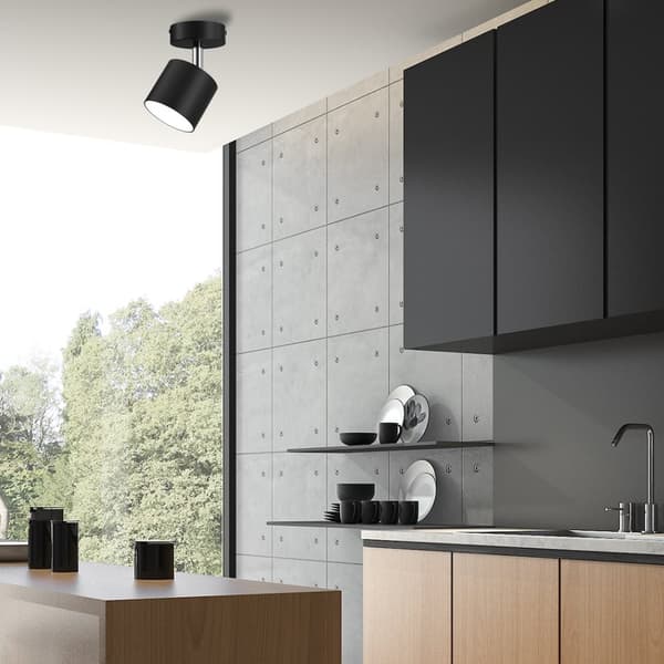 DIXIE BLACK 1xGX53 vägglampa