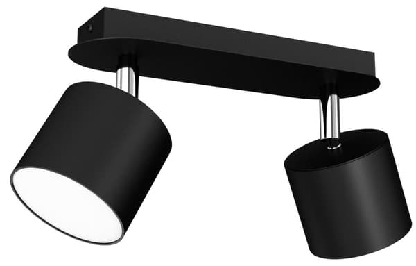 DIXIE BLACK loftslampe 2xGX53