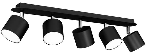 DIXIE BLACK 5xGX53 loftslampe