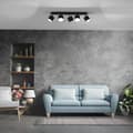 Miniatyrbillede 4 af 6: DIXIE BLACK 5xGX53 loftslampe