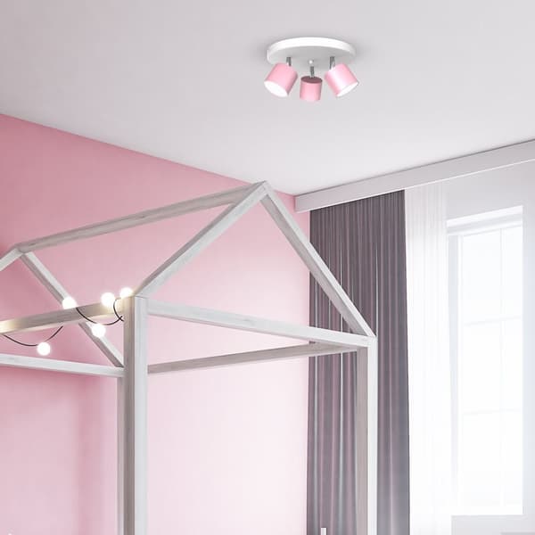 DIXIE PINK 3xGX53 taklampa