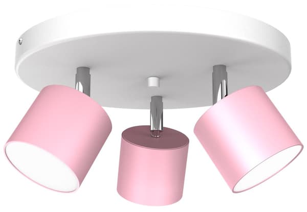 DIXIE PINK 3xGX53 taklampa