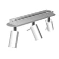 Miniatyrbild 3 av 7: Taklampa PRESTON WHITE/CHROME 3x mini GU10