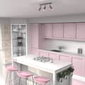 Miniatyrbild 4 av 7: Taklampa PRESTON PINK/WHITE 3x mini GU10