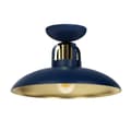 Miniatyrbild 5 av 5: FELIX MARINBLÅ/GULD taklampa 1xE27