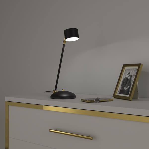 Skrivebordslampe ARENA SORT/GULD 1xGX53