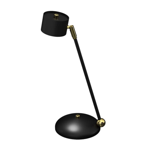 Skrivebordslampe ARENA SORT/GULD 1xGX53