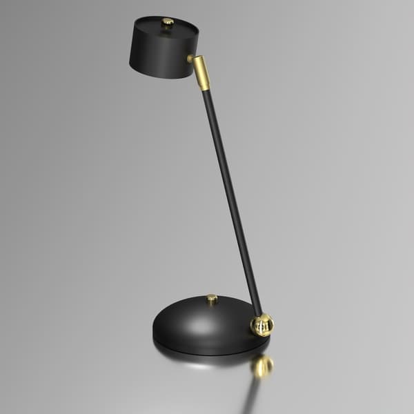 Skrivebordslampe ARENA SORT/GULD 1xGX53