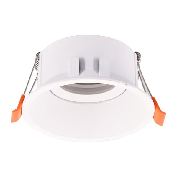Loftspotlight Flush Mount Rund Bevægelig 1xGU10 IP20 Hvid