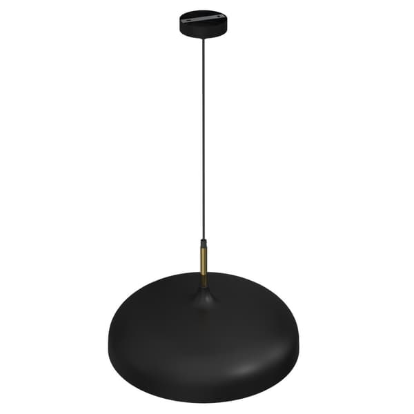 Hængelampe LINCOLN SORT/GULD 1xE27 45cm