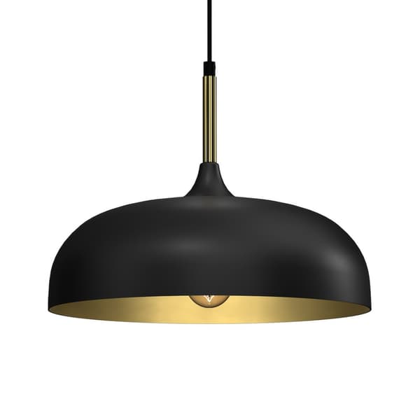 Riippuvalaisin LINCOLN BLACK/GOLD 1xE27 35cm