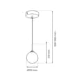 Miniatyrbillede 6 af 7: REFLEX pendel diameter 170 1xE14