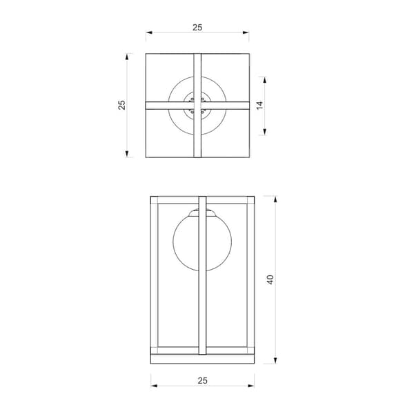 DIEGO bordlampe 1xE14