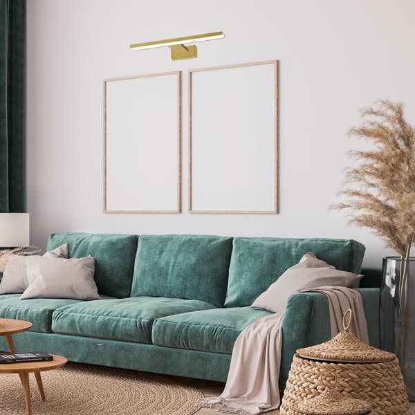 PINTO SATIN GOLD 7W LED 30cm væglampe