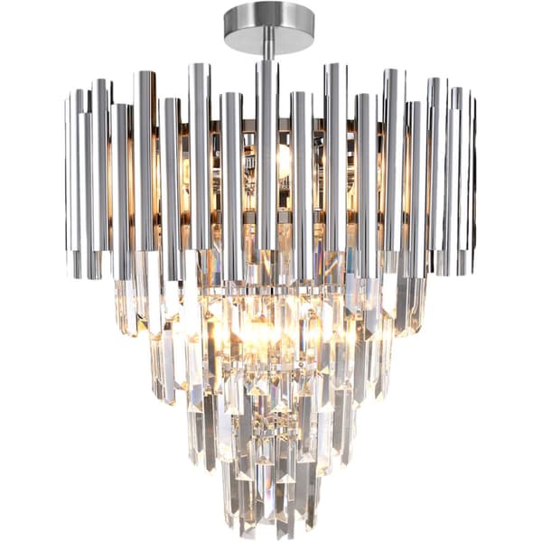 MADISON CHROME 9xE14 loftslampe