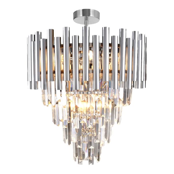 MADISON CHROME 9xE14 loftslampe