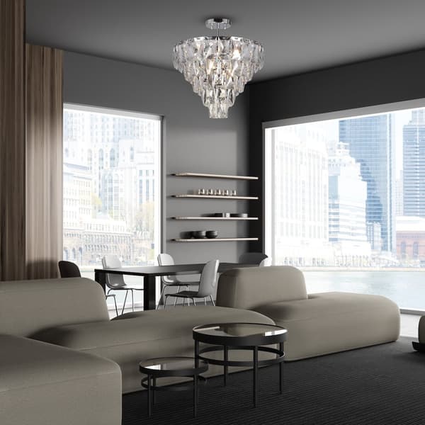 CHELSEA CHROME kattovalaisin 6xE14