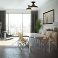 Miniatyrbillede 3 af 5: Loftslampe FELIX BLACK/GULD 1xE27