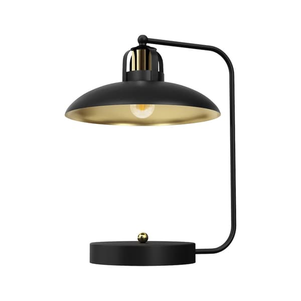 Bordlampe FELIX BLACK/GULD 1xE27