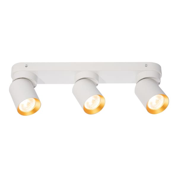 Taklampa Andy 3xGU10 Vit + Guld