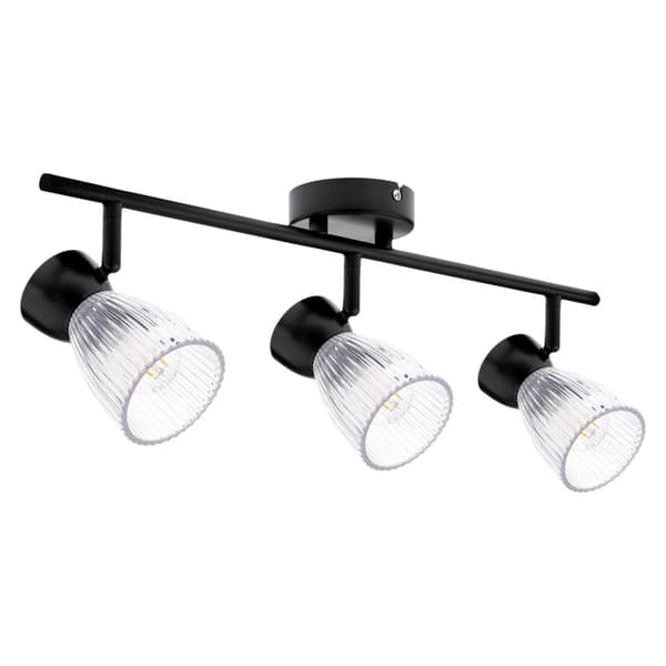BEDSTE SORT 3xE14 loftslampe