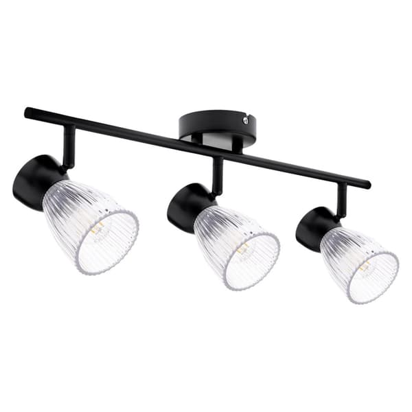 BEDSTE SORT 3xE14 loftslampe