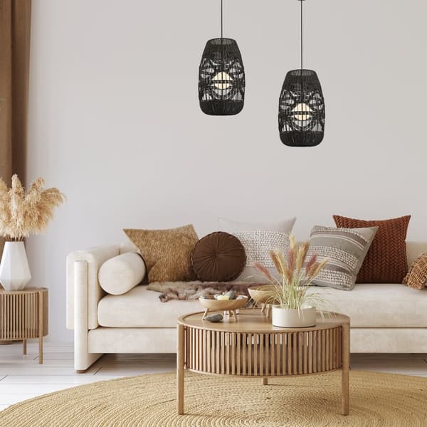 Hængelampe ARONA BLACK 1xG9 diameter 250