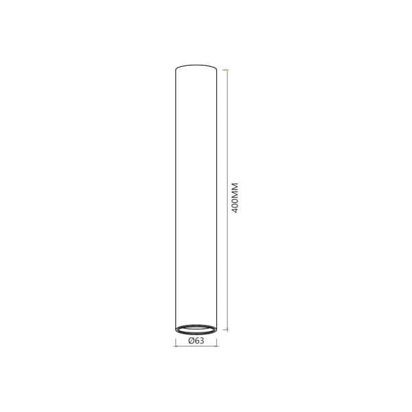 GENESIS SPOT SVART 1xGU10 40cm
