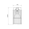 Miniatyrbild 4 av 5: VERTIKAL SVART DOWNLIGHT 1xGU10