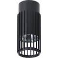 Miniatyrbild 5 av 5: VERTIKAL SVART DOWNLIGHT 1xGU10