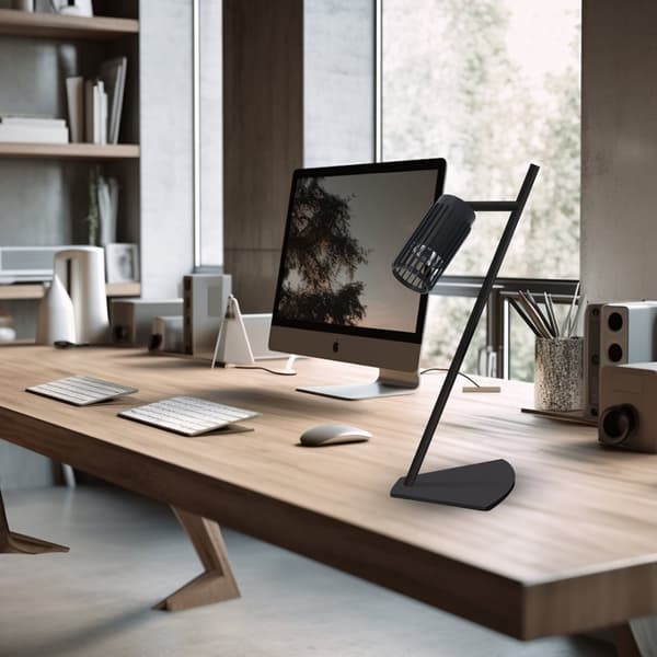 VERTIKAL SORT STUDIELAMPE 1xGU10
