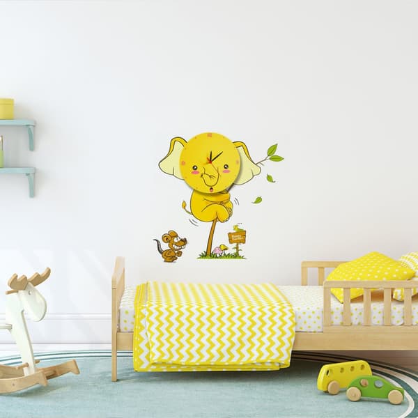 Lasten lamppu ELEPHANT LED CLOCK 0,6W LED