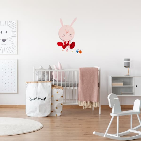 Lasten lamppu BUNNY LED CLOCK 0.6W LED