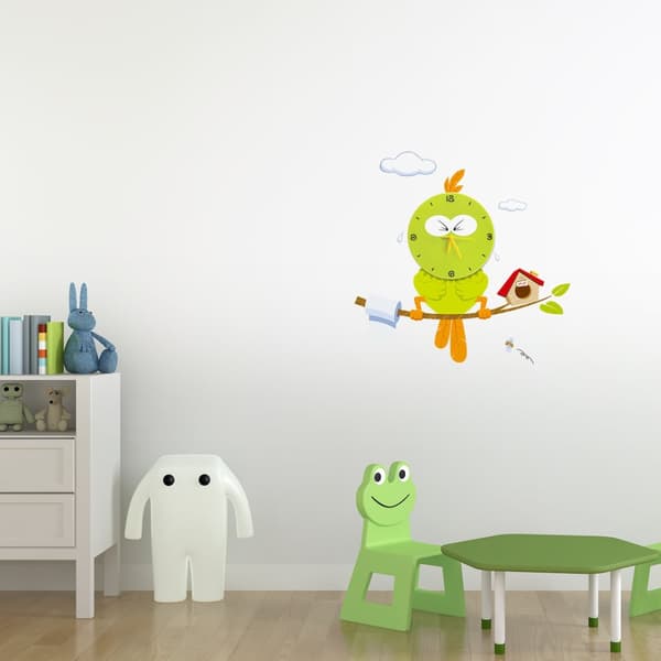 Børnelampe BIRD LED CLOCK 0,6W LED