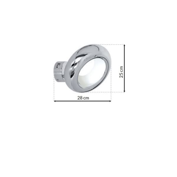 MERCURIO VÄGGLAMPA 12W LED