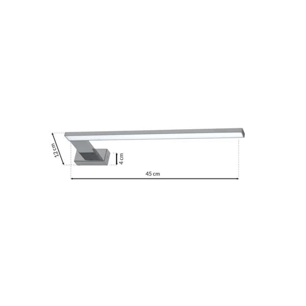 SHINE CHROME vägglampa 45cm 11W LED