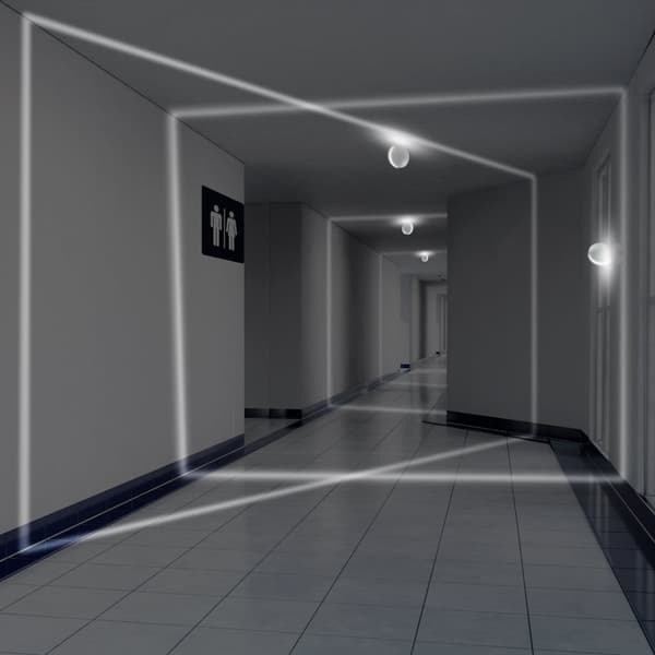 Seinävalaisin 360° 6W LED