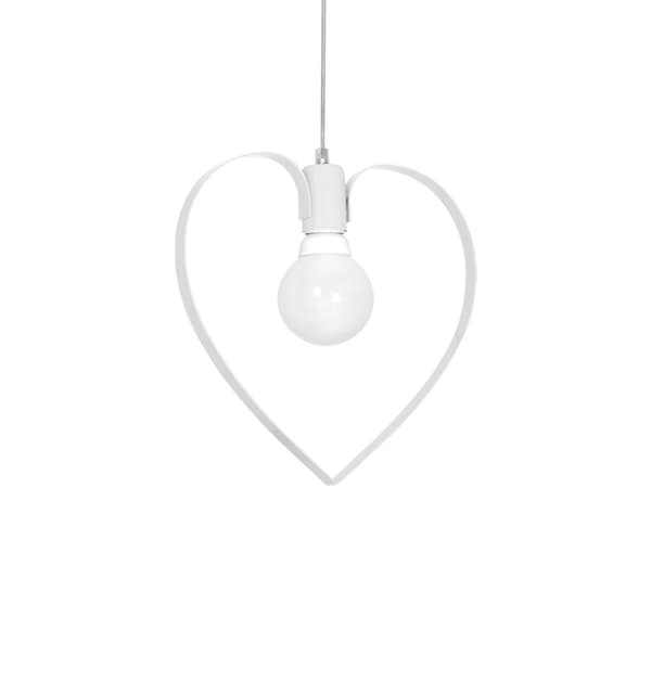 AMORE WHITE 1xE27 pendel