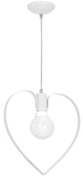 Miniatyrbillede 10 af 10: AMORE WHITE 1xE27 pendel