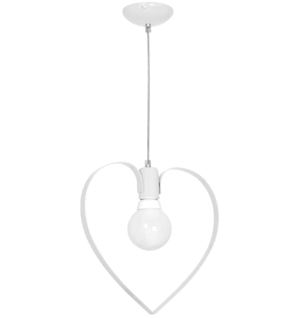 AMORE WHITE 1xE27 pendel