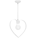 Miniatyrbillede 2 af 10: AMORE WHITE 1xE27 pendel
