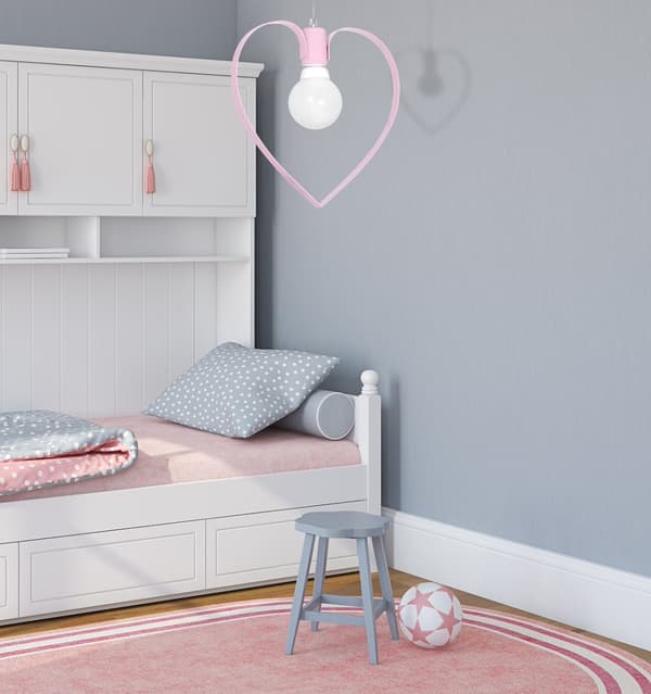 AMORE PINK 1xE27 pendel