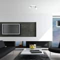 Miniatyrbild 4 av 8: JOKER WHITE/CHROME taklampa 2xGU10