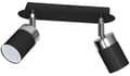 Miniatyrbillede 8 af 8: JOKER BLACK/CHROME loftslampe 2xGU10