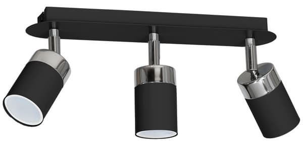 JOKER BLACK/CHROME loftslampe 3xGU10