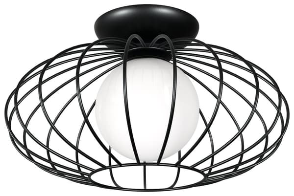 Taklampa KRONOS SVART 1xE14