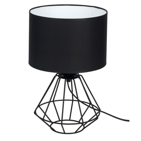 Golvlampa COLIN BLACK 1xE27